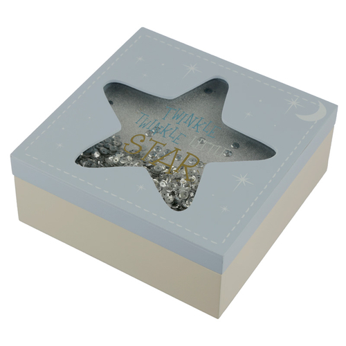Baby Boy Keepsake Box - Twinkle Twinkle Star