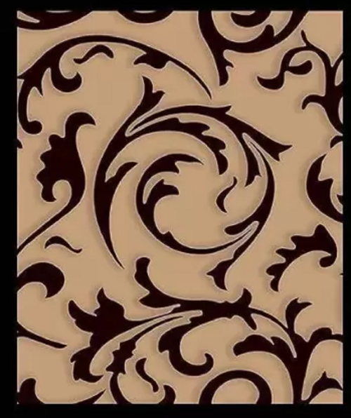 Decorative Brown Wallpaper  (760 cm x 41 cm)