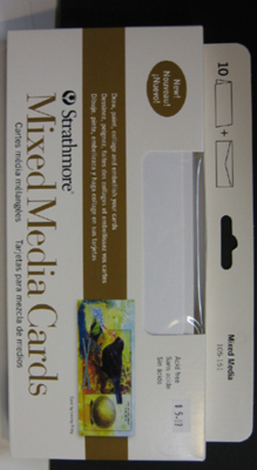 Strathmore 105-151 Slim Mixed Media Cards 10 Pack