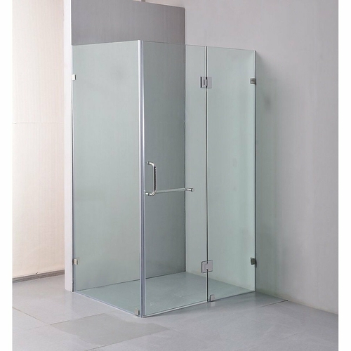 120 x 100cm Frameless 10mm Glass Shower Screen By Della Francesca