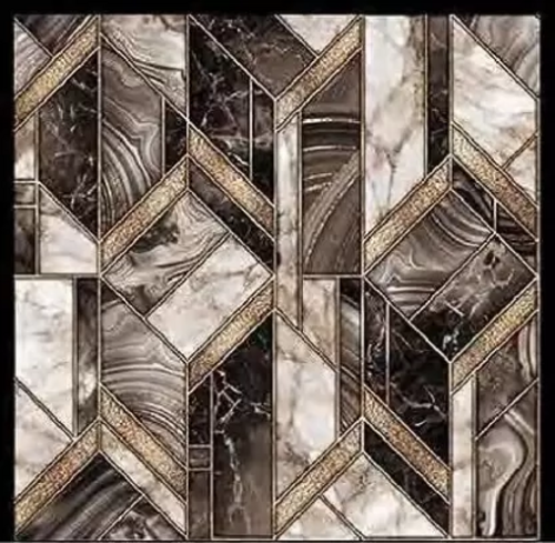 Decorative Brown Wallpaper  (15 cm x 12 cm)