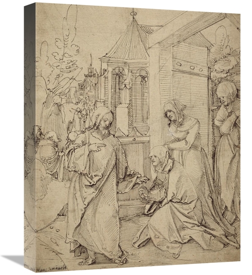 Global Gallery GCS-456774-1620-142 16 x 20 in. Christ Taking Leave of 