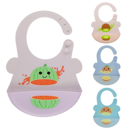 Baby Bibs Waterproof Silicone Feeding Baby Saliva