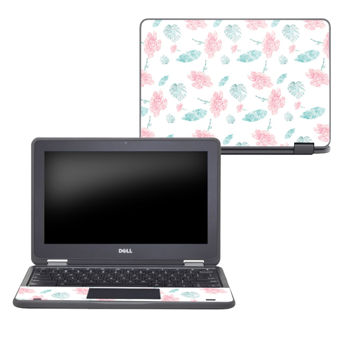 MightySkins DECHR3189-Paper Flowers Skin for Dell Chromebook 11 in. 31