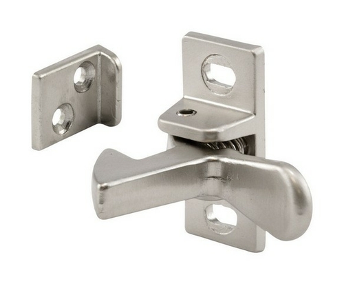 Prime-Line 244691 Satin Nickel Plated Cabinet Door Elbow Catch