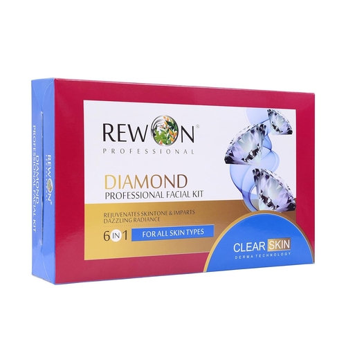 Diamond Facial Kit | 6 Step for Skin Brightening & Whitening To give