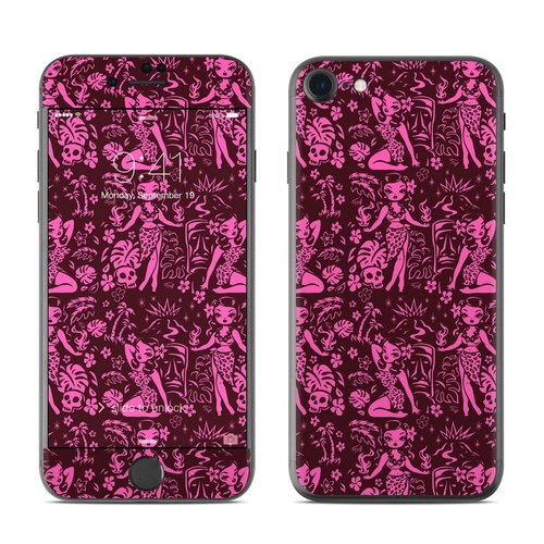 DecalGirl AIP8-TIKITEMPPINK Apple iPhone 8 Skin - Tiki Temptress Hotpi