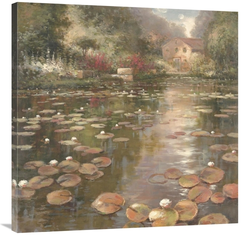 Global Gallery GCS-464736-3636-142 36 x 36 in. Lily Pond - Pastel Vers