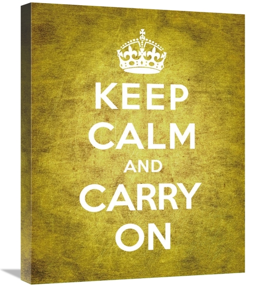 Global Gallery GCS-371962-2024-142 20 x 24 in. Keep Calm & Carry on - 