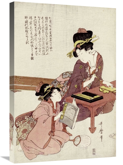 Global Gallery GCS-267473-30-142 30 in. A Young Woman Seated Art Print