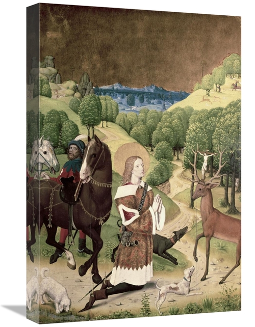 Global Gallery GCS-278442-22-142 22 in. Conversion of St. Hubert Art P