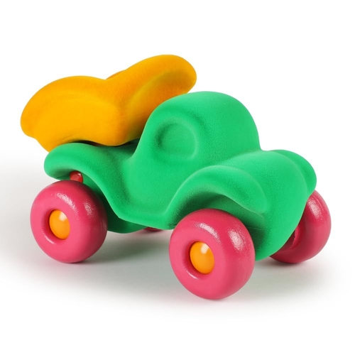 Soft Colourful Dump Truck – 100% Rubber Foam Push & Go Toy & Fuzzy