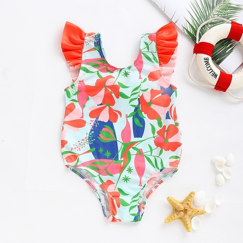 children swimwear fo girls Polyester swimsuit kids