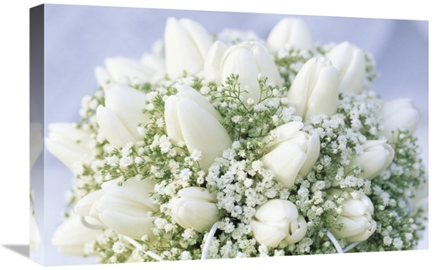 Global Gallery GCS-398273-1624-142 16 x 24 in. Bouquet of White Tulips