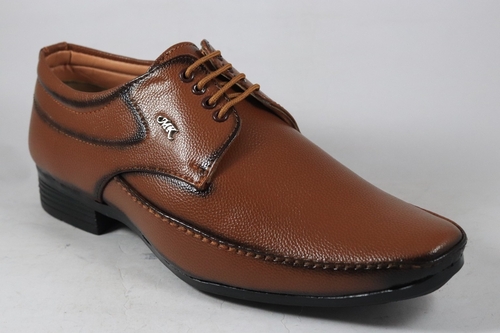 Men's Lace Up Formal Shoe Tan 8UK