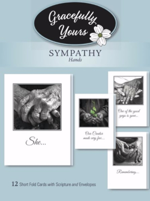 Artbeat Of America 203260 Boxed Card-Sympathy-Hands No. 146 - Box of 1