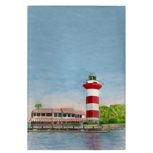 Betsy Drake GT727 20 x 20 in. Hilton Head Lighthouse Guest Towel
