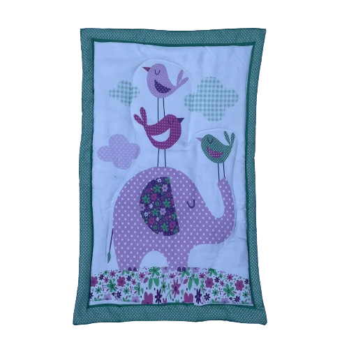 100% Cotton Printed Baby Mattress Godadi Bed sheet 75x50 CM