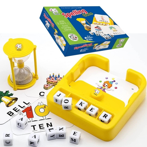 Toys Spelling Brain Games for Kids with Flash Cards