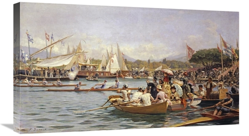 Global Gallery GCS-266242-30-142 30 in. A Regatta, Geneva Art Prin