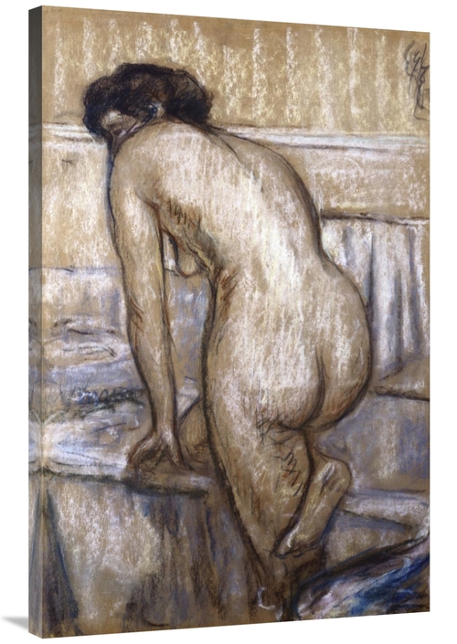 Global Gallery GCS-277340-40-142 40 in. The Bath Art Print - Edgar Deg