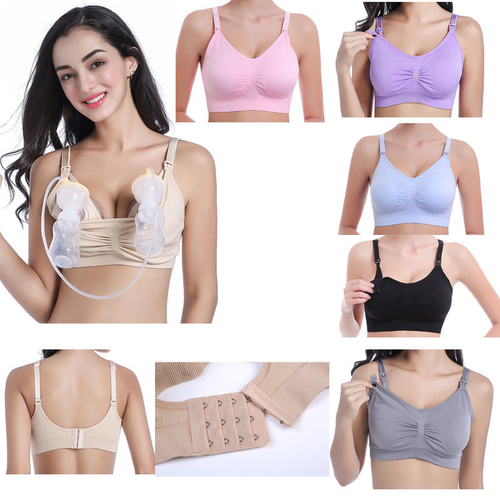 Women Wire Free Nursing Bra Maternity