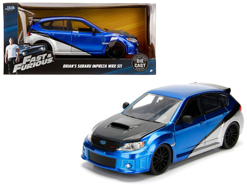 Brian\'s Subaru Impreza WRX STI \Fast & Furious\" Movie 1/24 Diecast