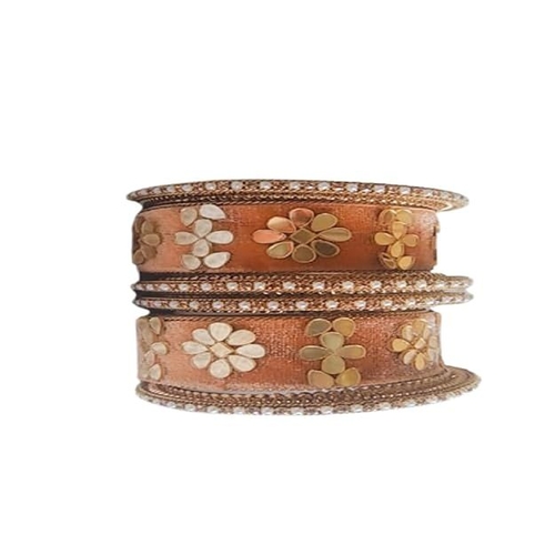 Stylish Chuda Bangles for Women & Girls D1, (Beige)