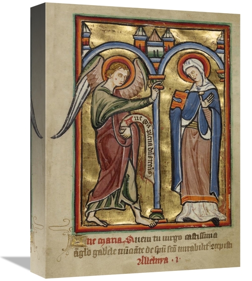 Global Gallery GCS-457580-1216-142 12 x 16 in. The Annunciation Art Pr