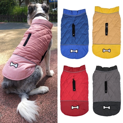 7Size Reversible Dog Coat Winter Dog Clothes Puppy