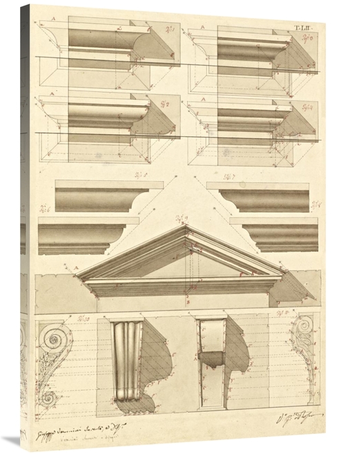 Global Gallery GCS-453931-40-142 40 in. Plate 52 for Elements of Civil