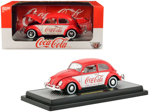 1952 Volkswagen Beetle Deluxe Model \Coca-Cola\" Red and White Limited