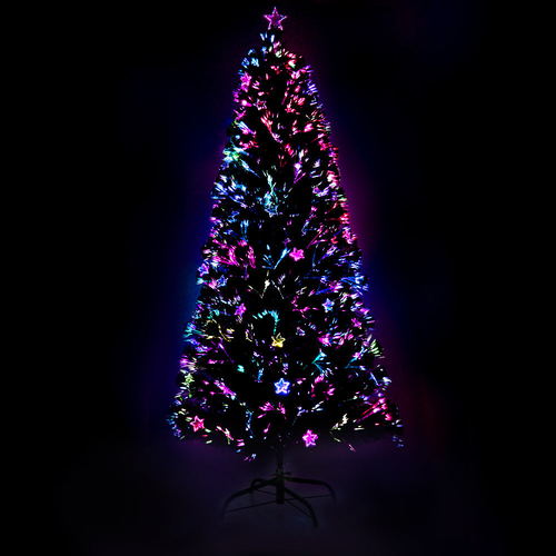 Jingle Jollys Christmas Tree 2.1M LED Xmas tree with Lights Multi