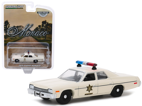 1975 Dodge Monaco Cream \Hazzard County Sheriff\" \"Hobby Exclusive\"