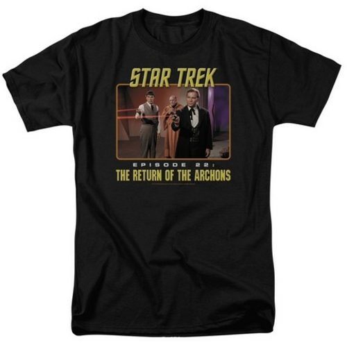 Trevco Star Trek-Episode 22 - Short Sleeve Adult 18-1 Tee - Black- 3X