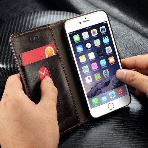 Magnet Flip Wallet iPhone Case