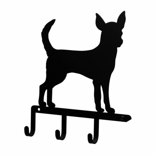 Wrought Iron Chihuahua Dog Key Holder Key Hooks