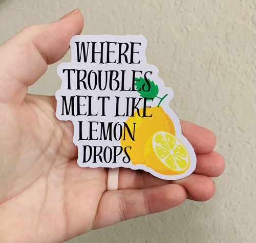 Lemon Drops - Lemon Sticker/Magnet