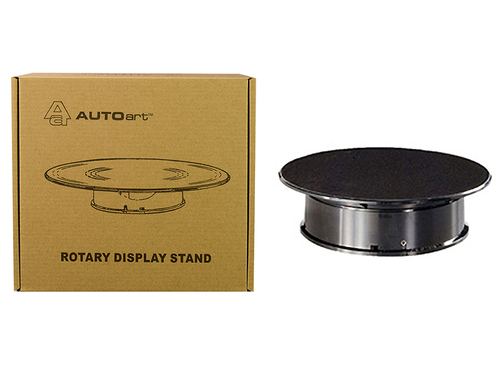Rotary Display Turntable Stand Small 8 Inches with Black Top for 1/64,