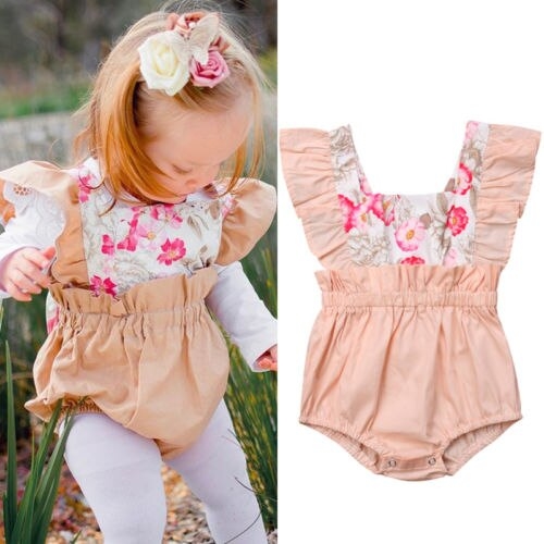 Casual Toddler Baby Girls Ruffle Flower