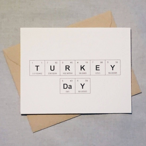 Turkey Day Sentimental Elements Card
