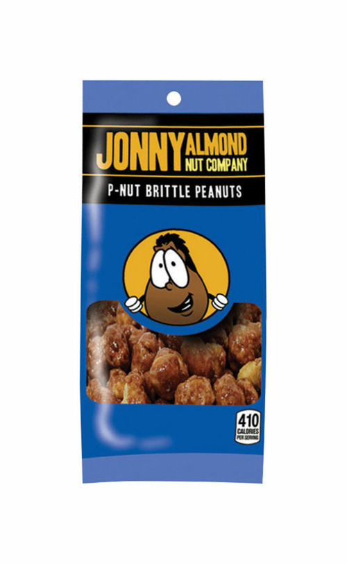 Jonny Almond Nut 9789900 2.5 oz Heat & Eat Toffee Coated Peanuts - Pac