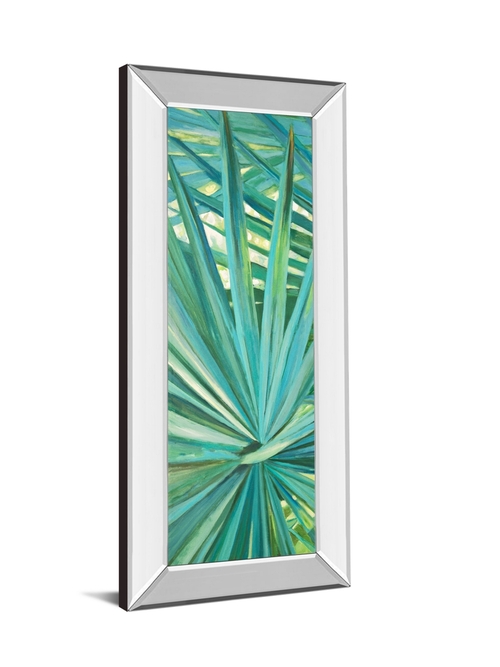 Classy Art 1770MF 18 x 42 in. Fan Palm I by Suzanne Wilkins Mirror Fra