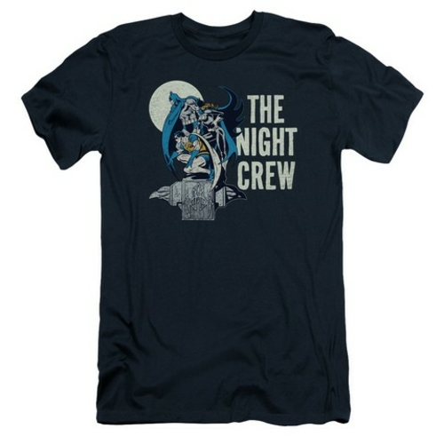 Trevco Dc-Night Crew - Short Sleeve Adult 30-1 Tee - Navy- 2X