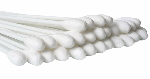 OB/GYN Swabsticks 8". Pack of 500 Long Paper Shaft Cleaning Swabs 8".