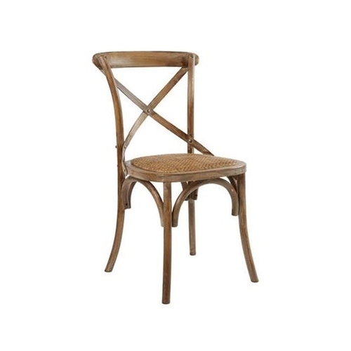 Chair DKD Home Decor Wood Rattan (57 x 57 x 95 cm)