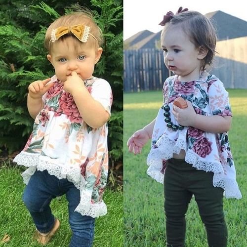 New Toddler Kid Baby Girl Clothes Short