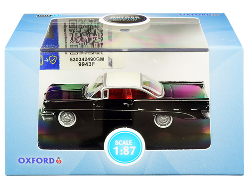 1959 Pontiac Bonneville Coupe Regent Black with Cream Top and Red