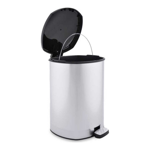 Pedal bin Silver Plastic 20 L