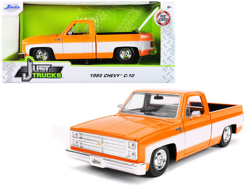 1985 Chevrolet Silverado C-10 Pickup Truck Stock Wheels Orange and